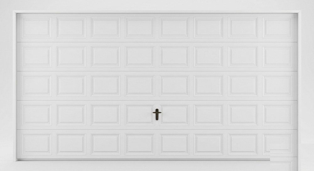 Raised panel — white