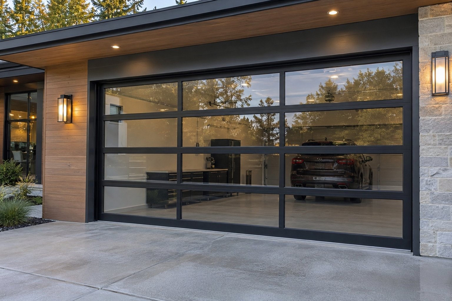 Glass Garage Doors