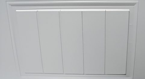 Traditional insulated panel — carriage groove texture